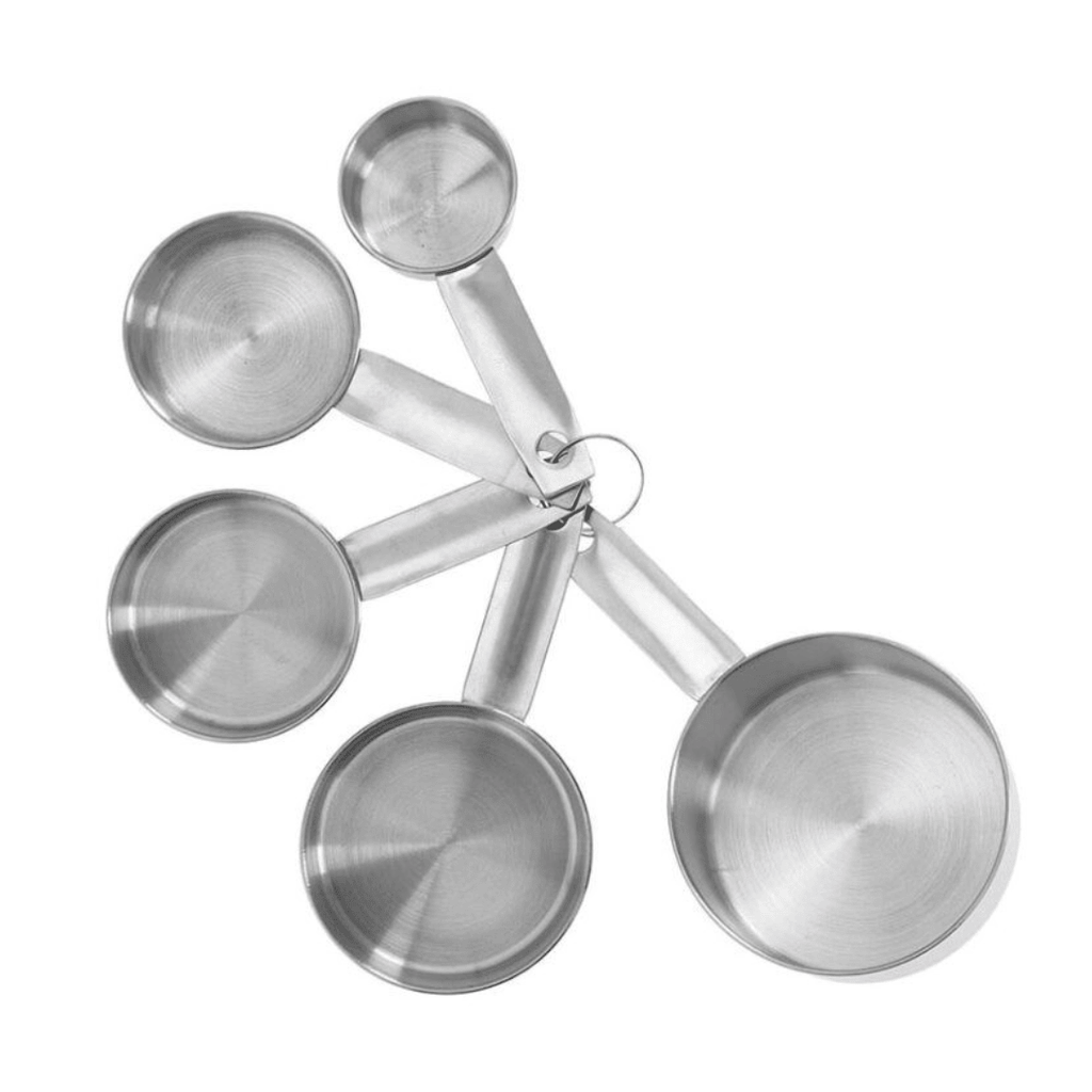 Hanging Hole Stainless Steel Measuring Cups Set Baking Tools 5-Piece
