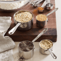 Heavy Gauge Stainless Steel Measuring Cups Spoons Combo Set 8-Piece