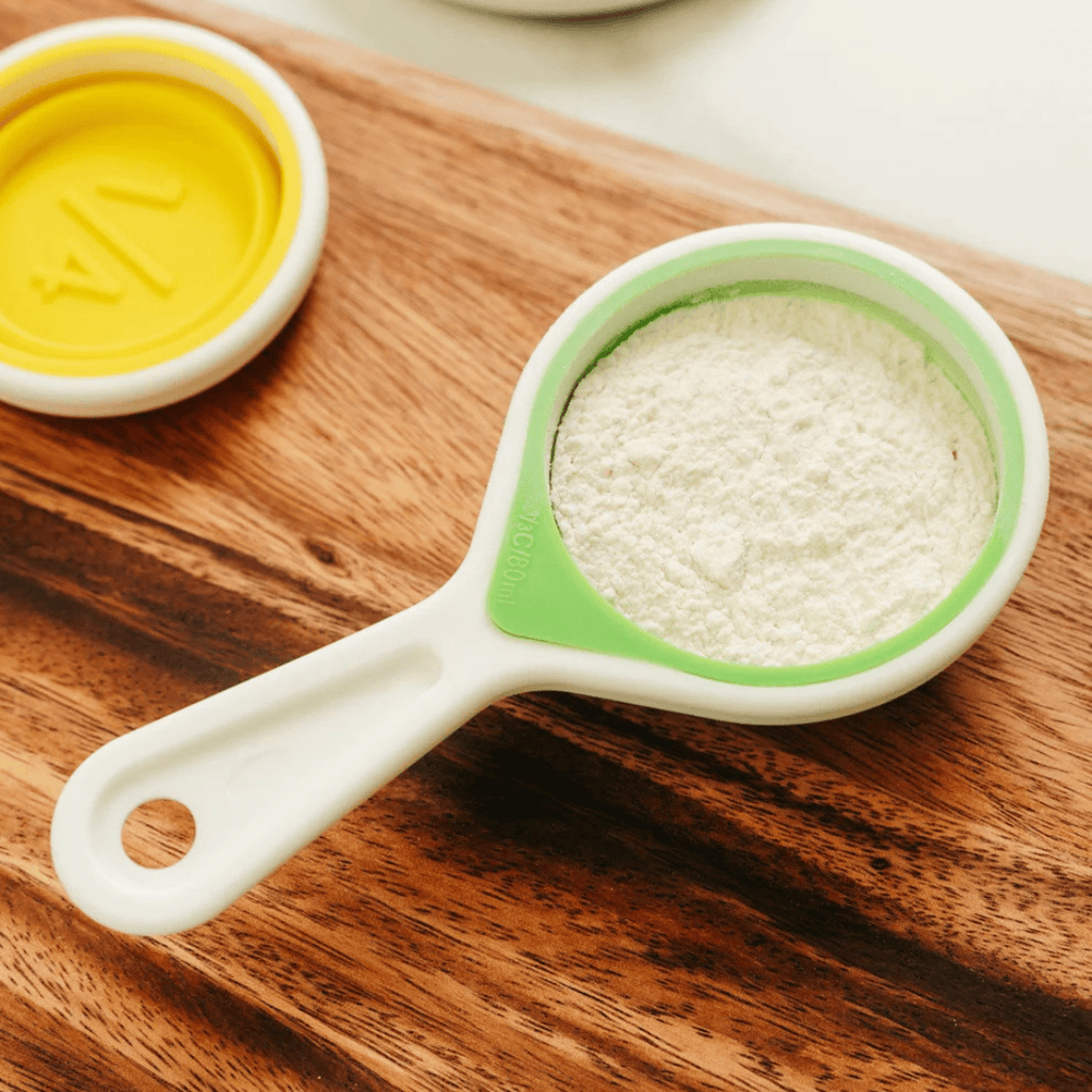 Collapsible Colorful Silicone Kitchen Measuring Cups Set 4-Piece