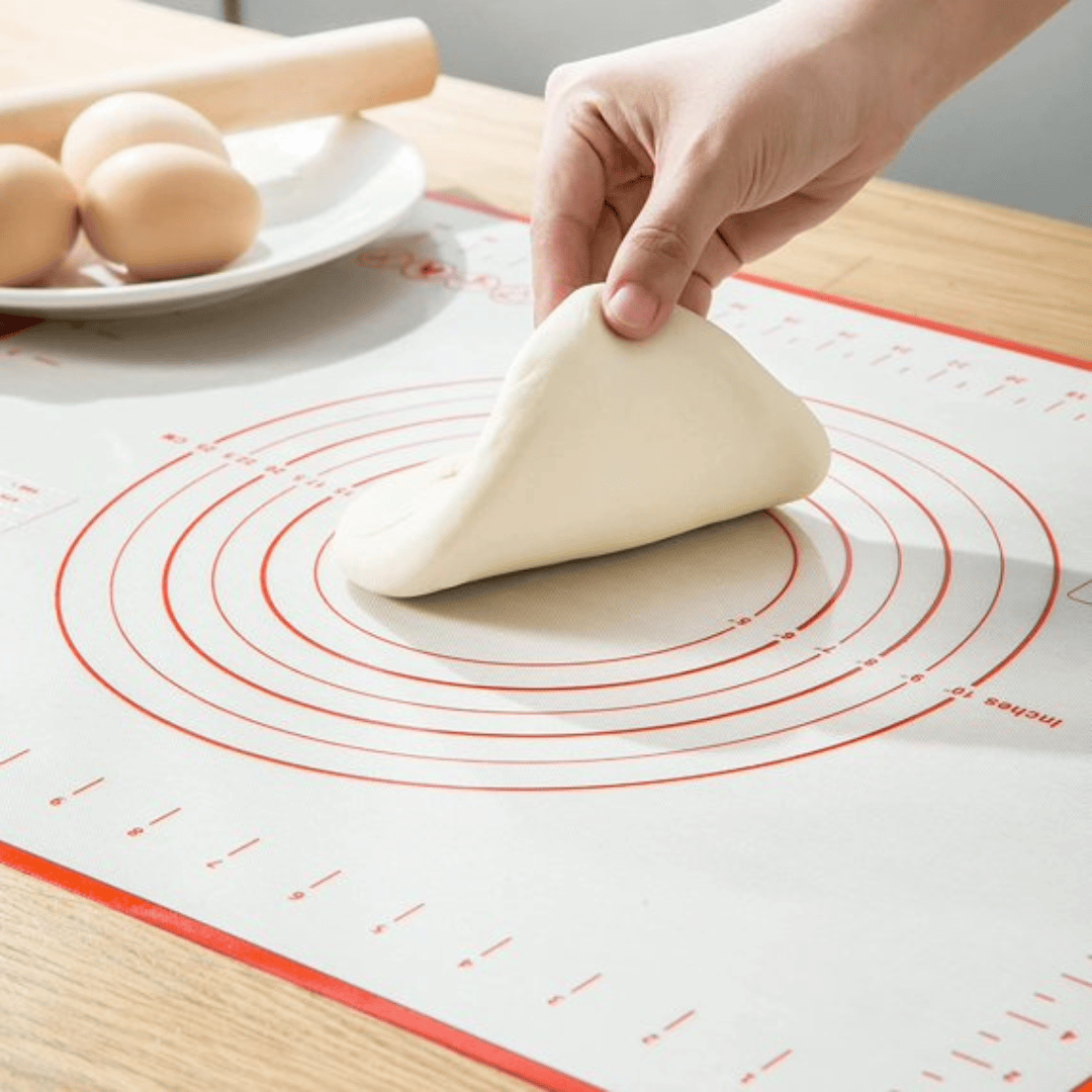 Non-Slip Silicone Pastry Mat Nonstick Baking Mat with Measurements