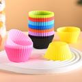 40-Piece Reusable Silicone Cupcake Baking Cups – Non-Stick Food-Grade