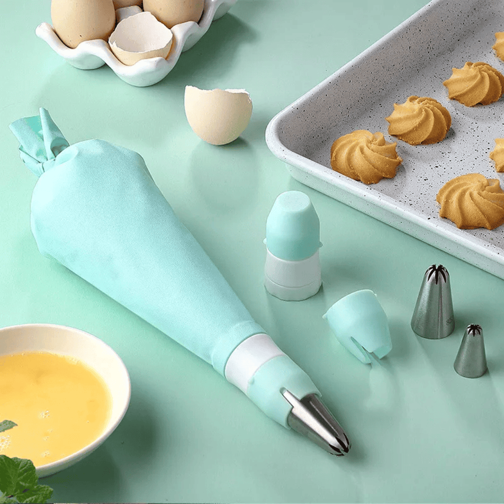Eco-Friendly Cake Decorating Coupler Set - Large & Small Piping Bag