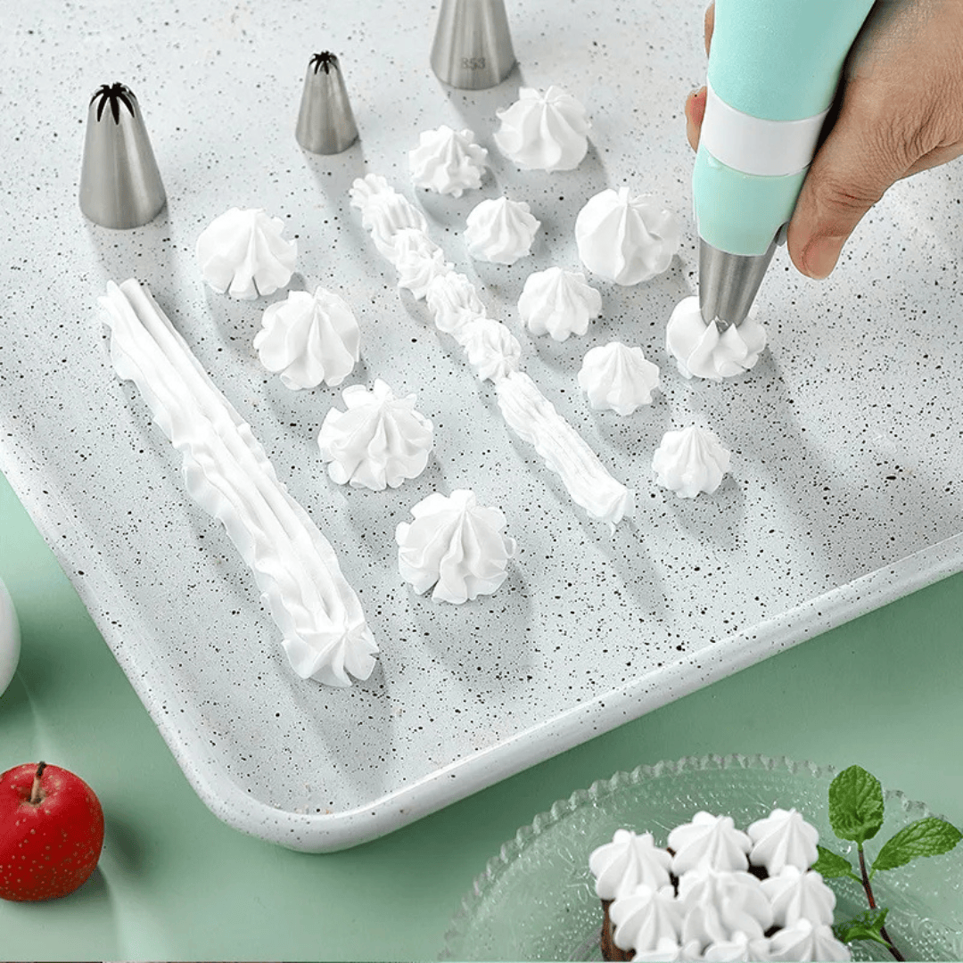 Eco-Friendly Cake Decorating Coupler Set - Large & Small Piping Bag